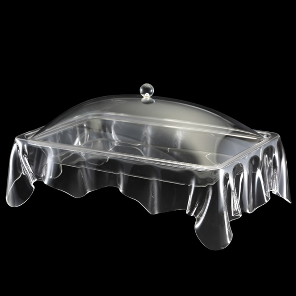 Drapery Styled Buffet Tray With Cover