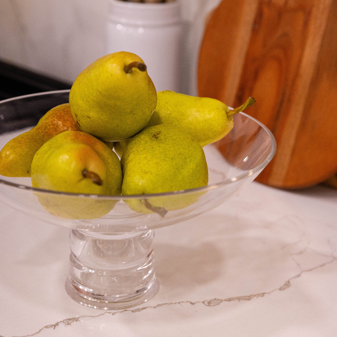 10" Round Fruit Bowl with a Removable Stand