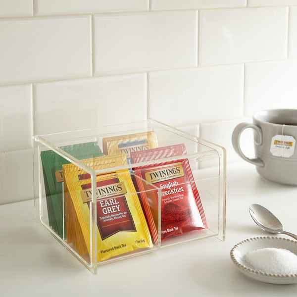 4-Compartment Tea Bag Box