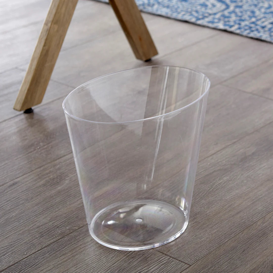 Acrylic Wastebasket Trash Can