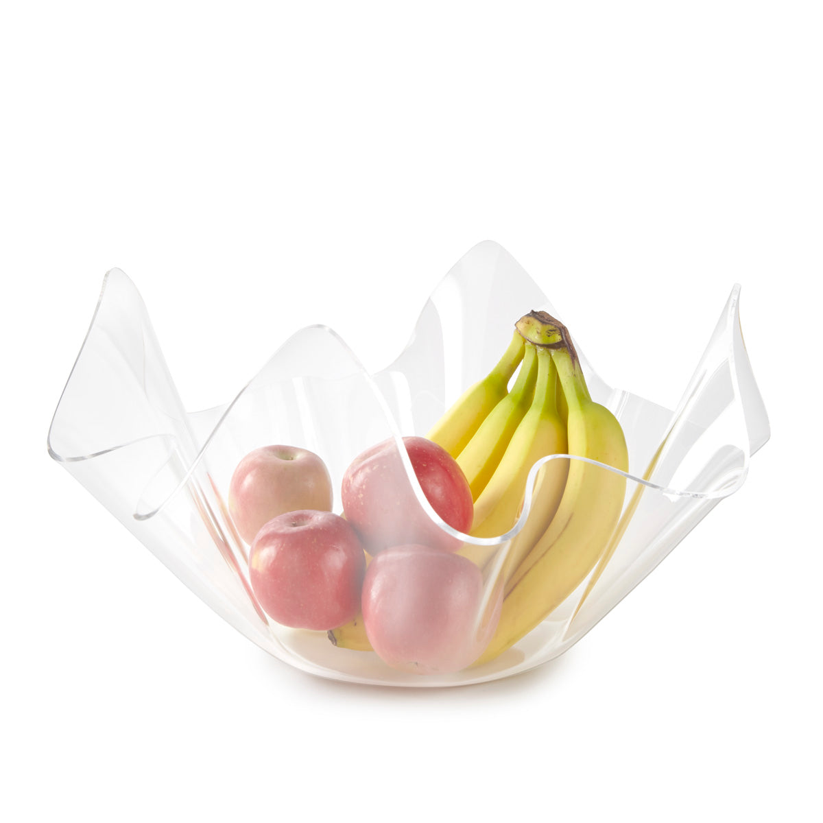 16" Ruffle Shaped Fruit and Salad Bowl