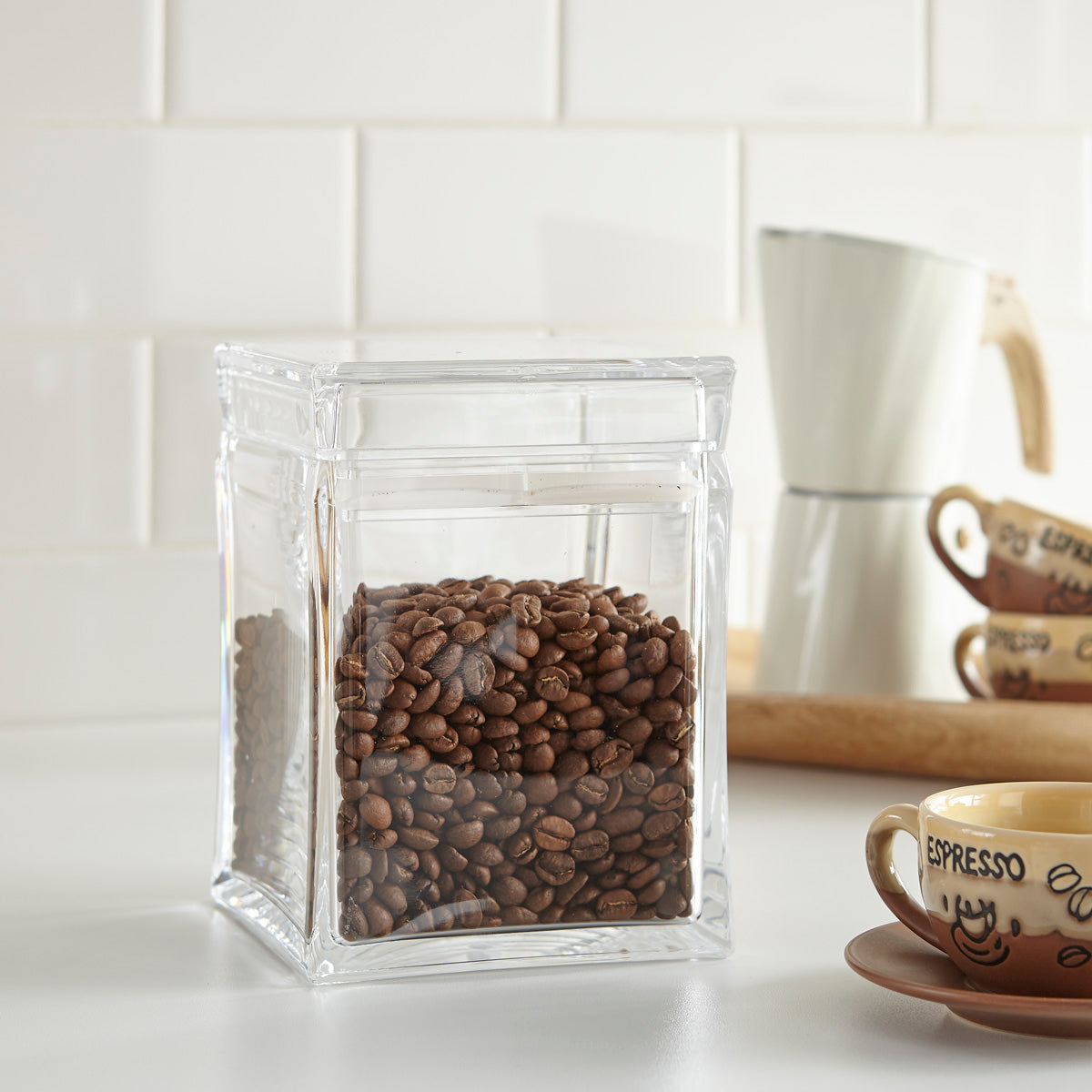 Square Canisters with Lids