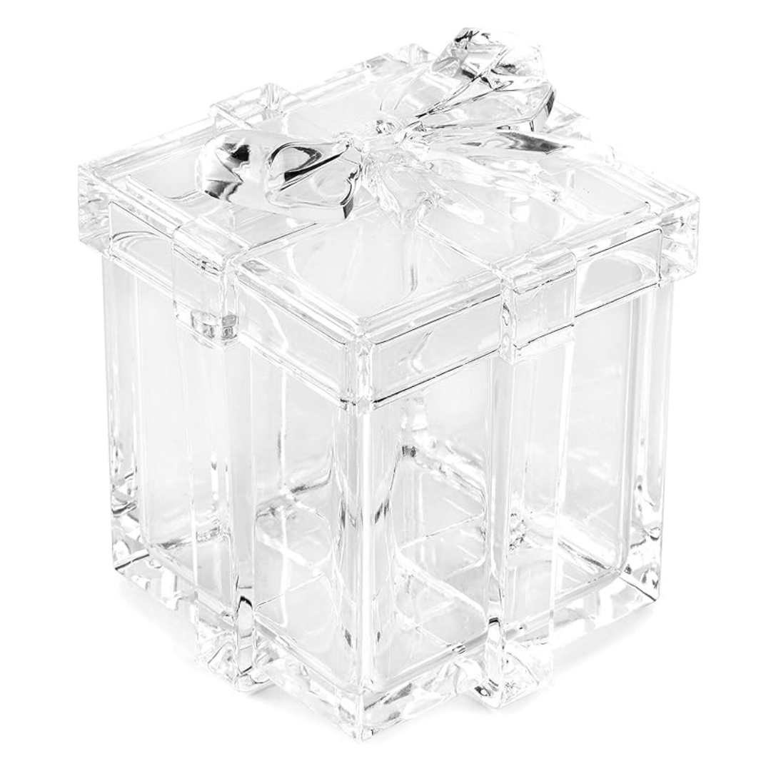 3.5" Clear Bow Box