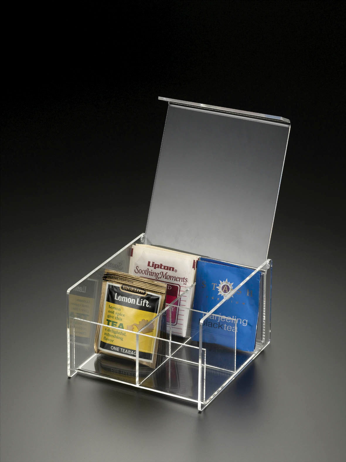 4-Compartment Tea Bag Box