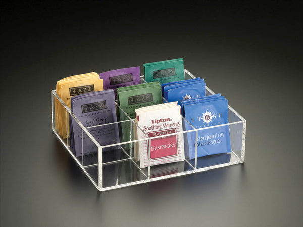 In-Drawer 9-Compartment Tea Bag Tray