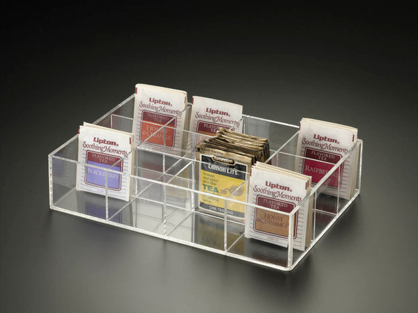 In-Drawer 12-Compartment Tea Bag Tray