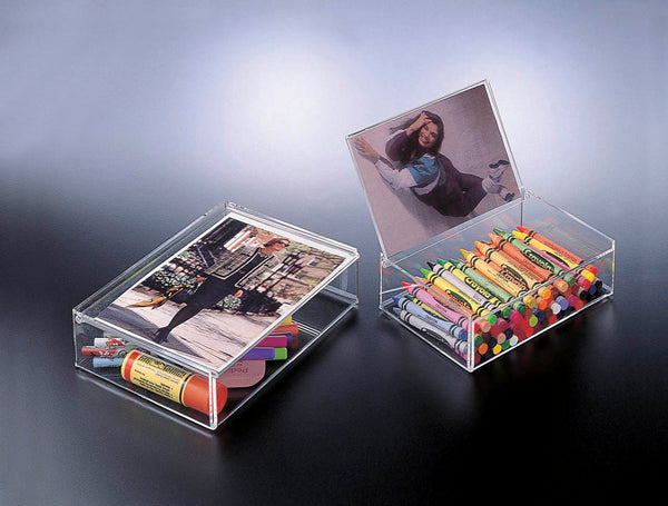 4 X 6 Photo Box W/ Slide-In Photo Lid