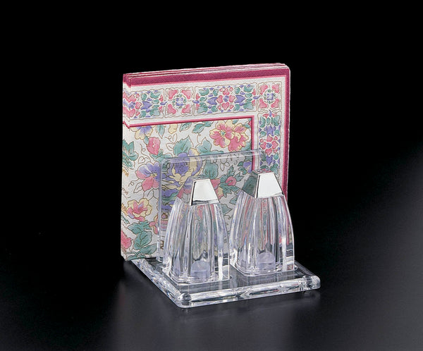 Salt & Pepper Shaker W/ Napkin Stand