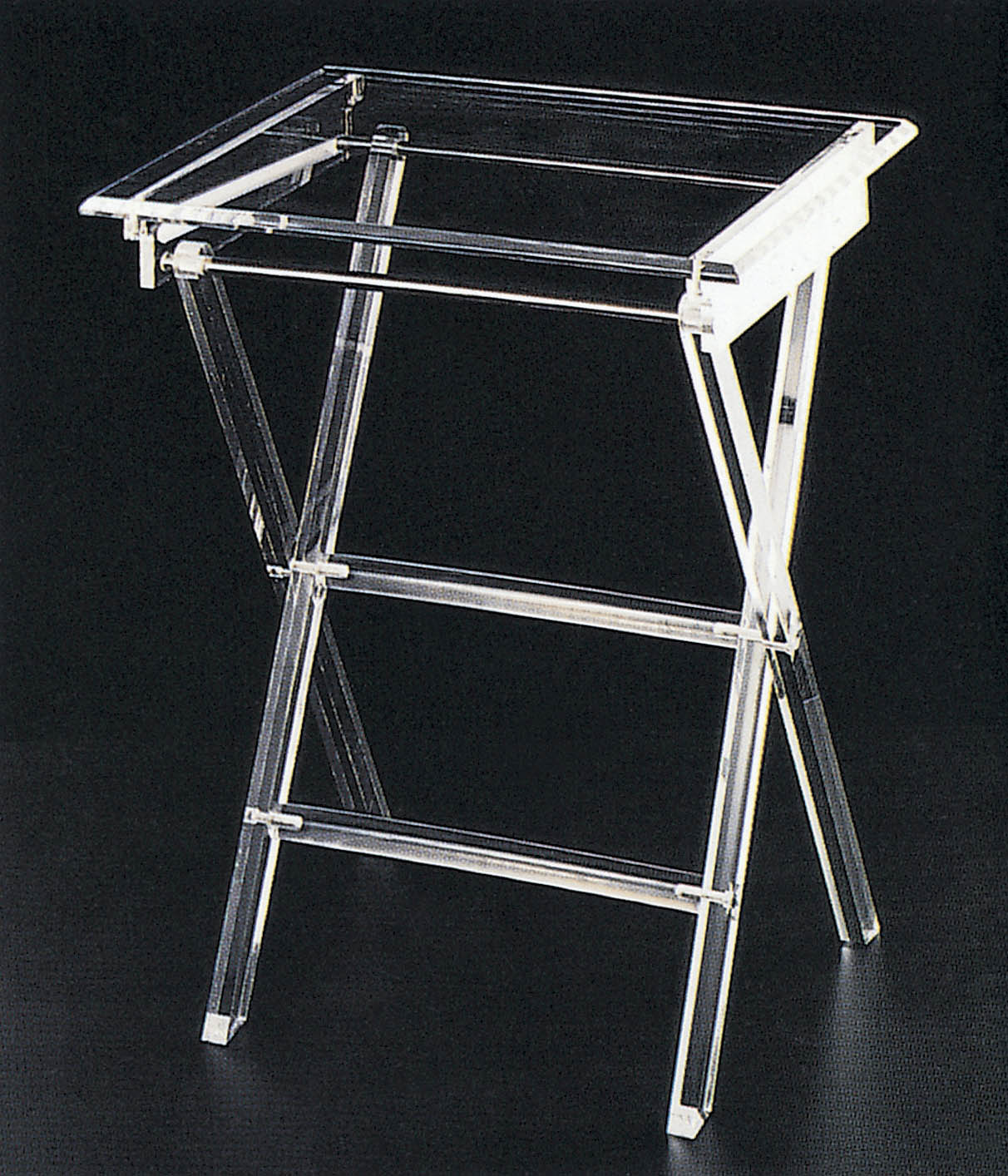 Clarté Acrylic Folding Table
