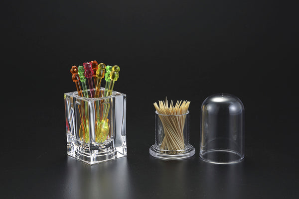 Round Toothpick Holder W/ Cover