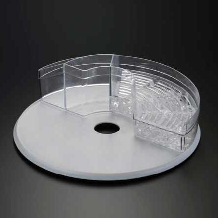 Swivel Party Tray W/ Compartments