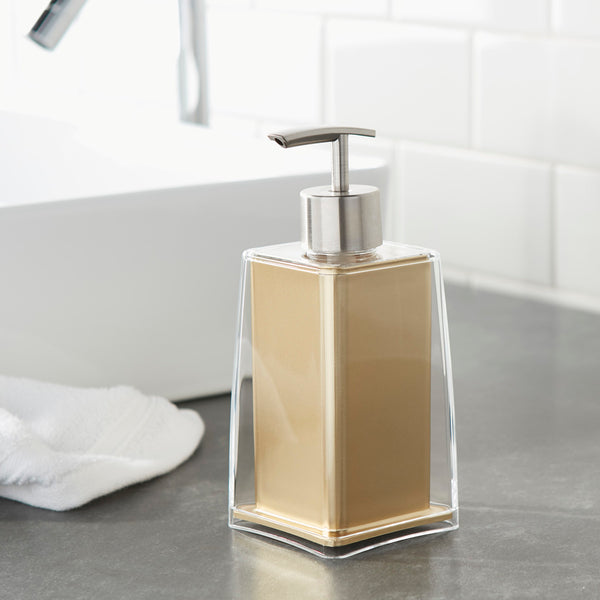 Gold Double Layered Soap Dispenser