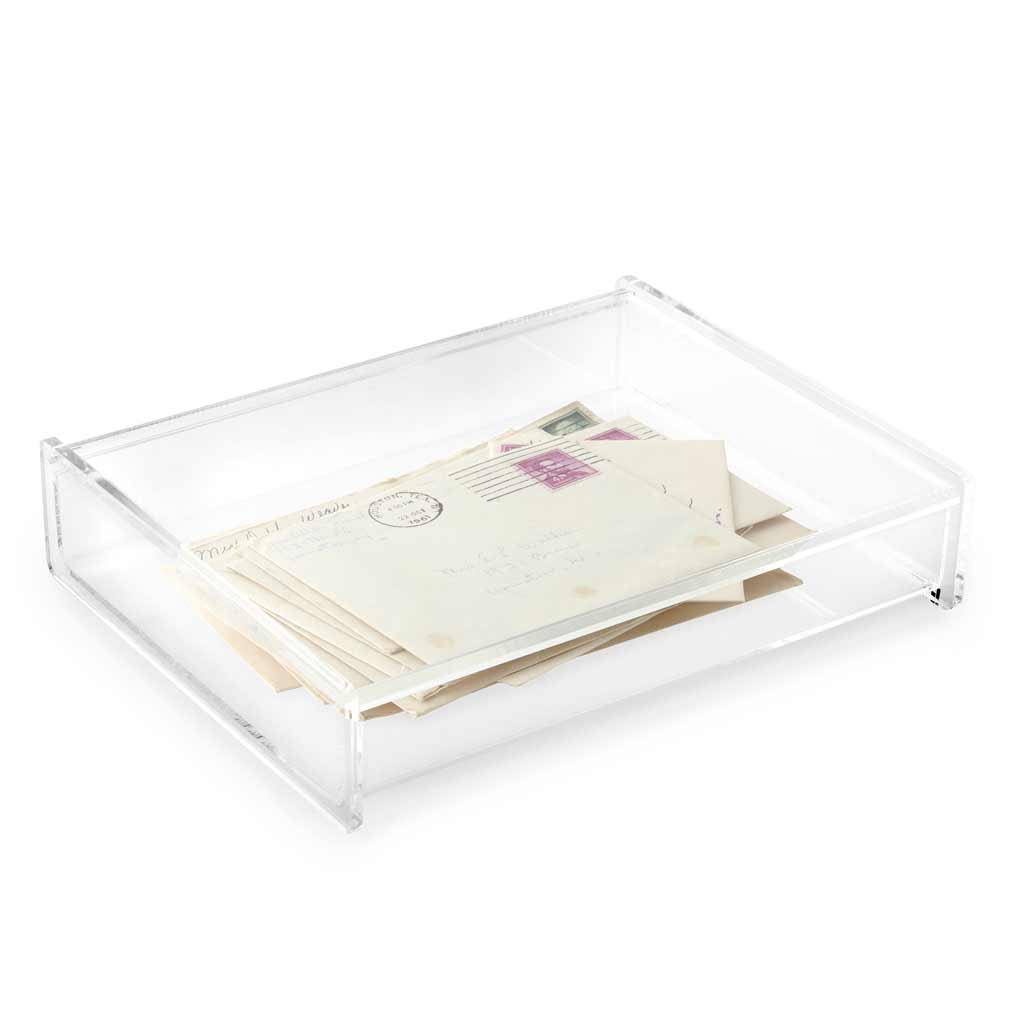 Acrylic Small Catchall Box – Clear Home Decor