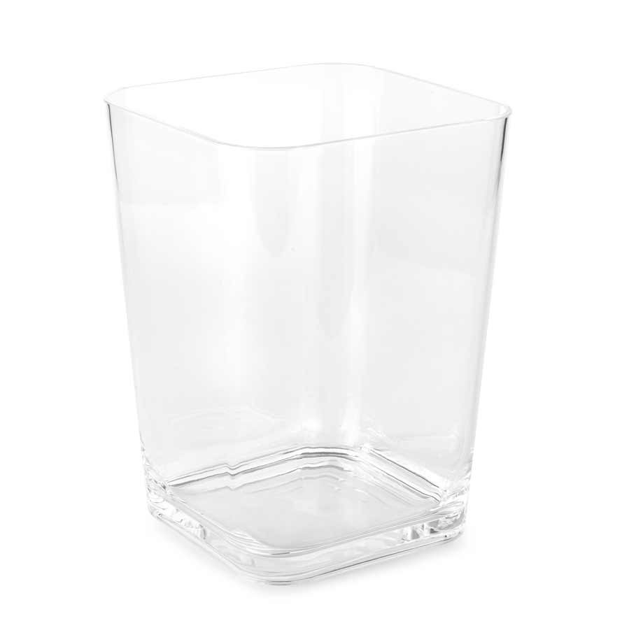 Acrylic Wastebasket Trash Can