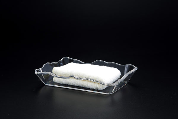 Wavy Rimmed Hand Towel Tray