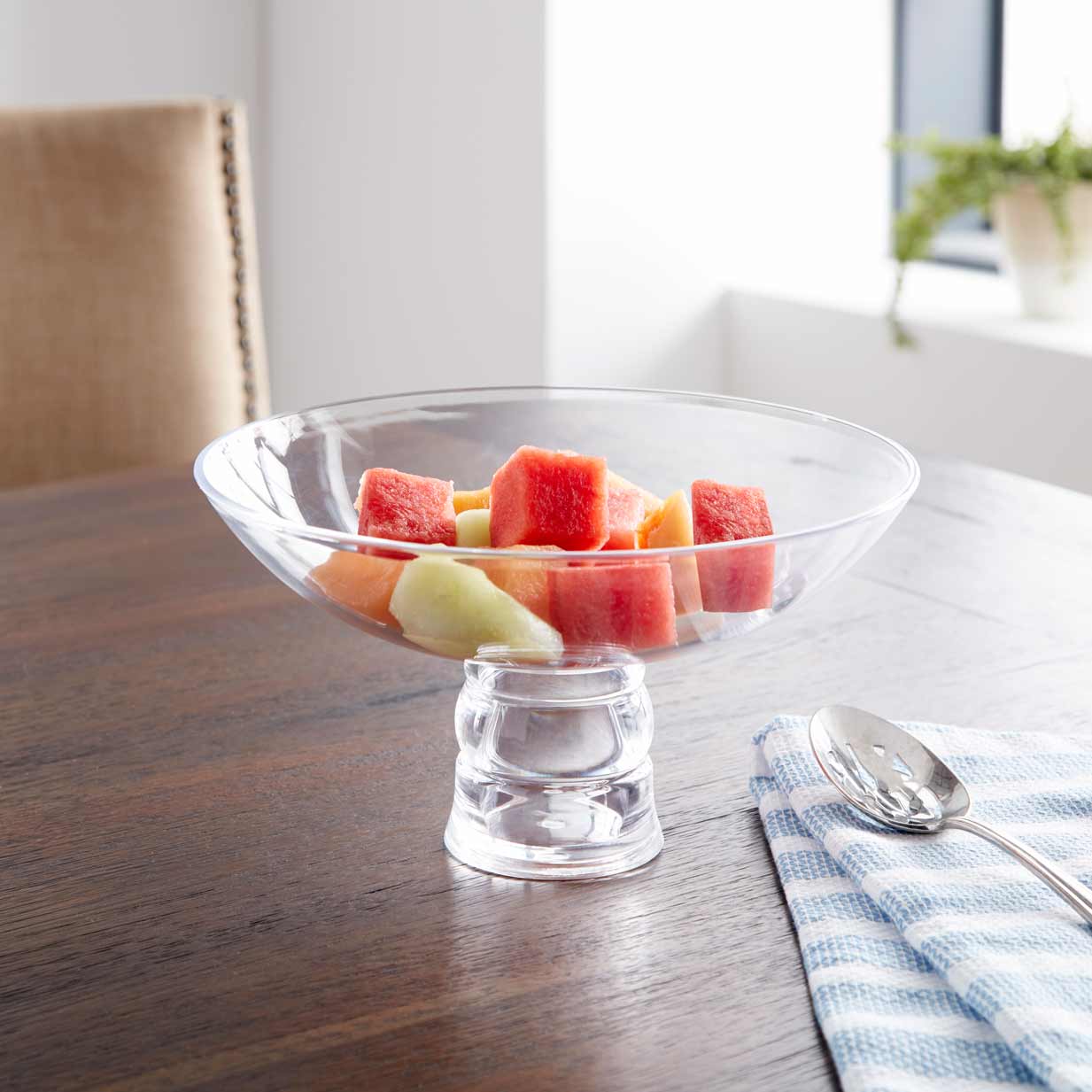 10" Round Fruit Bowl with a Removable Stand