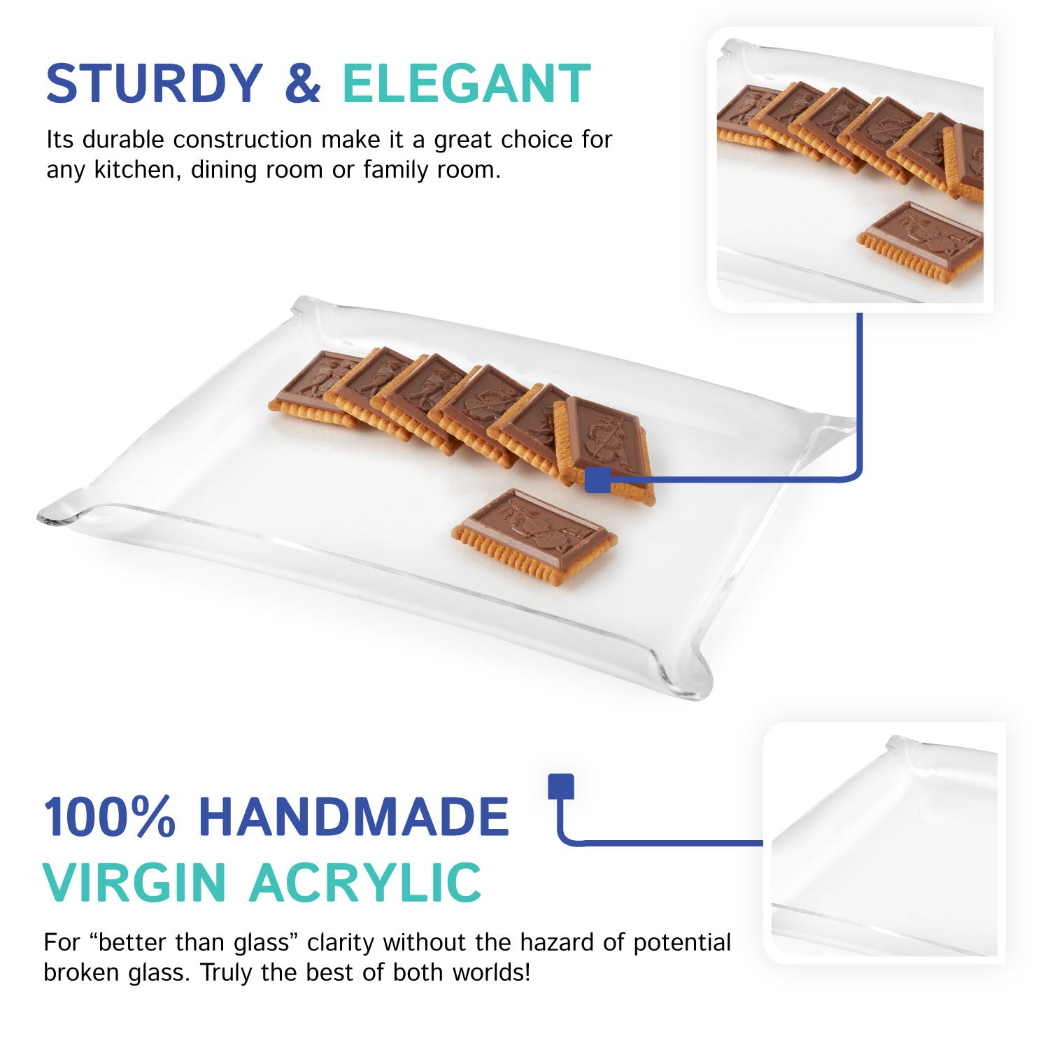 Multi-Use Rectangle Valet Tray